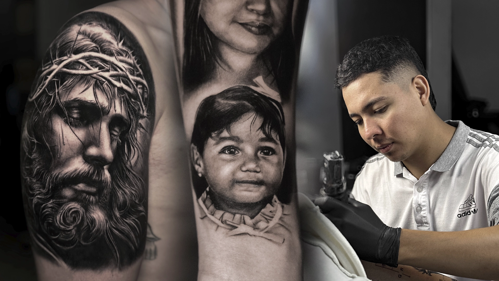 Tatuajes en Brazo hechos por Tatuador en Barranquilla Goethe Ink